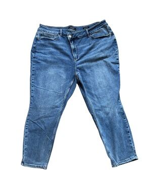 Judy Blue Relaxed Fit Jeans 22W Plus Size Medium Wash Stretch